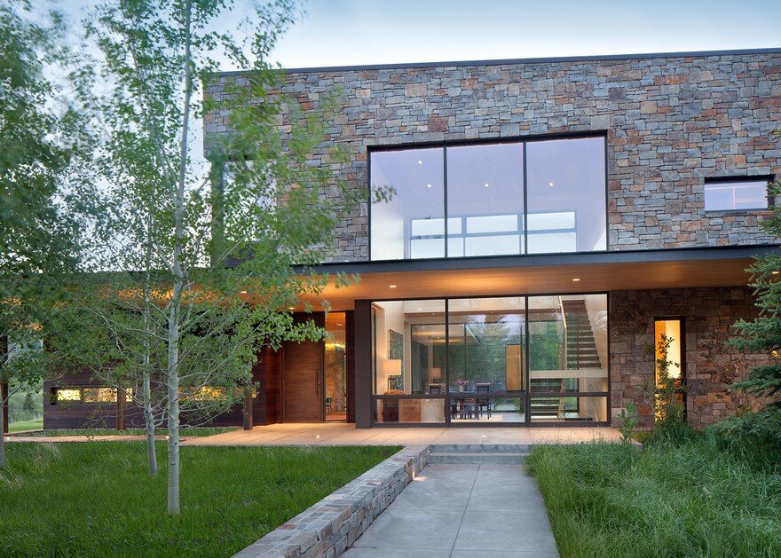 Crescent House in Wyoming by Carney Logan Burke Architects 2