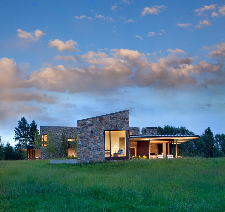 Crescent House in Wyoming by Carney Logan Burke Architects 16