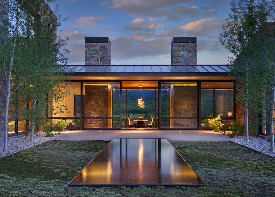 Crescent House in Wyoming by Carney Logan Burke Architects 15