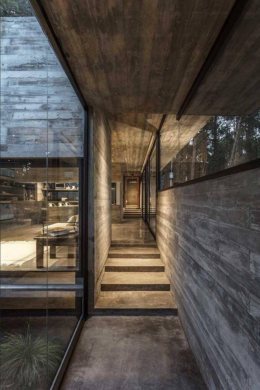 Forest Concrete House by Besonias Almeida Arquitectos 15