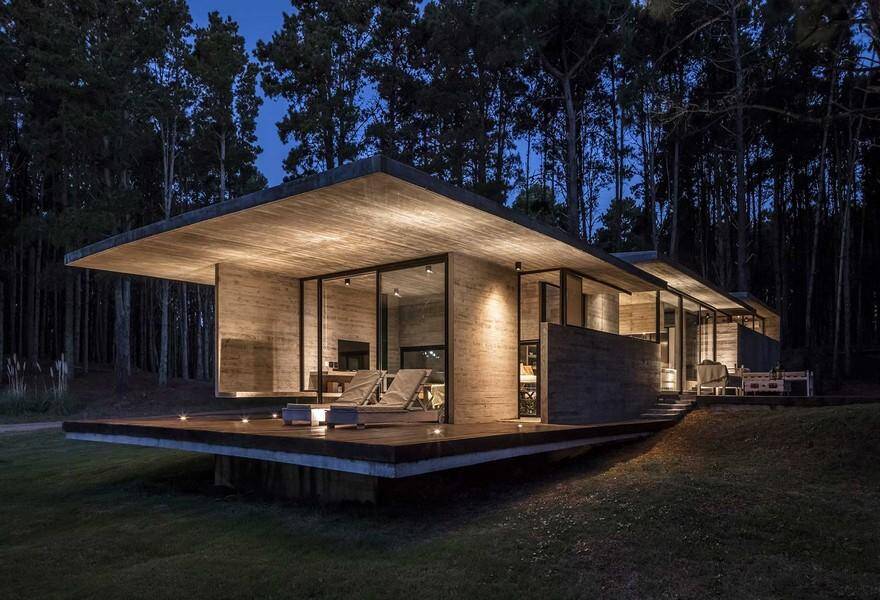 Forest Concrete House by Besonias Almeida Arquitectos 17