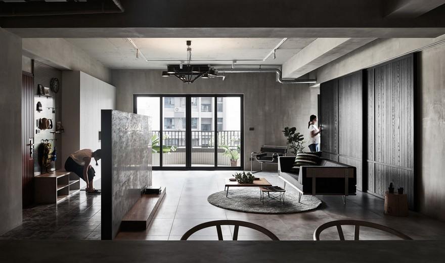 Simplistic Aesthetics with Industrial Elements Gentle Heart of Steel by HAO Design 7