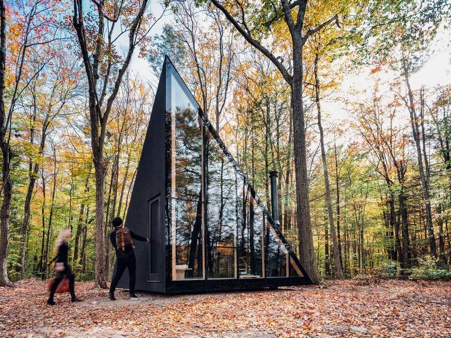 Triangular Shape Tiny House by BIG - Bjarke Ingels Group