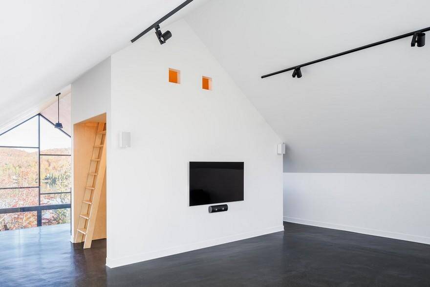 A Contemporary Garage that Turns Into a Suspended Artist Workshop 8