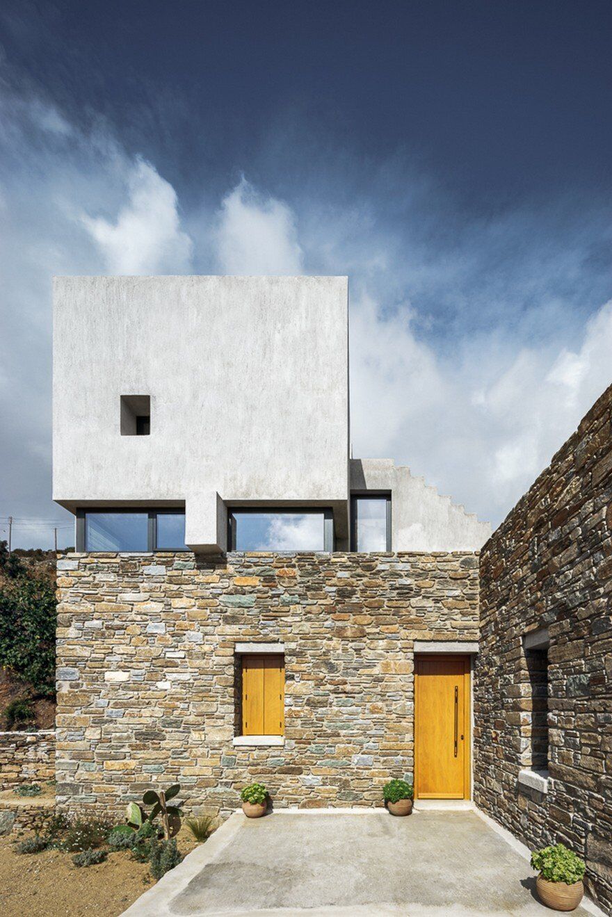 Contemporary Stone Residence in Triantaros Village, Greece / Aristides S. Dallas 3