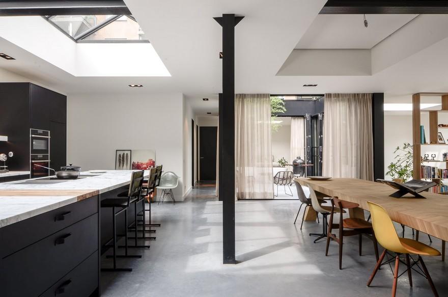 Old Amsterdam Canal House Converted into Beautiful Loft