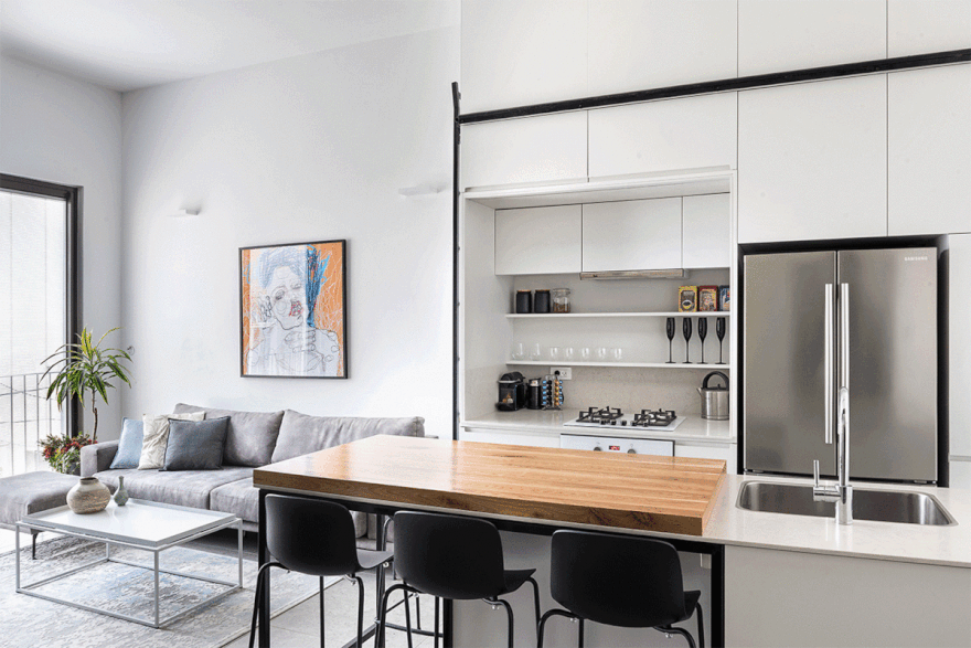 44 sqm Apartment Refurbished in Tel Aviv by XS Studio for Compact Design 8