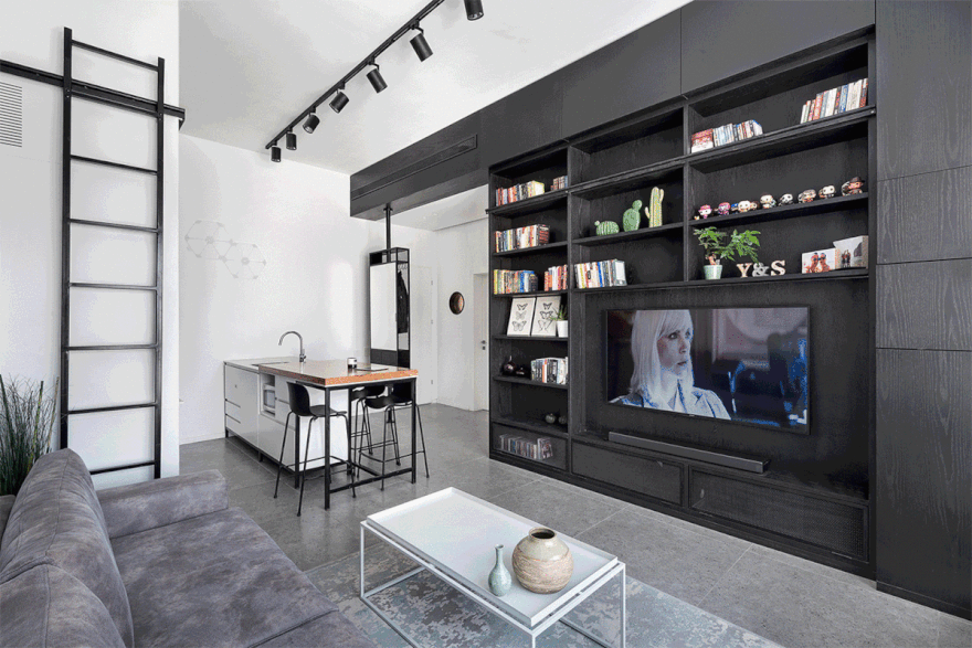 44 sqm Apartment Refurbished in Tel Aviv by XS Studio for Compact Design 1
