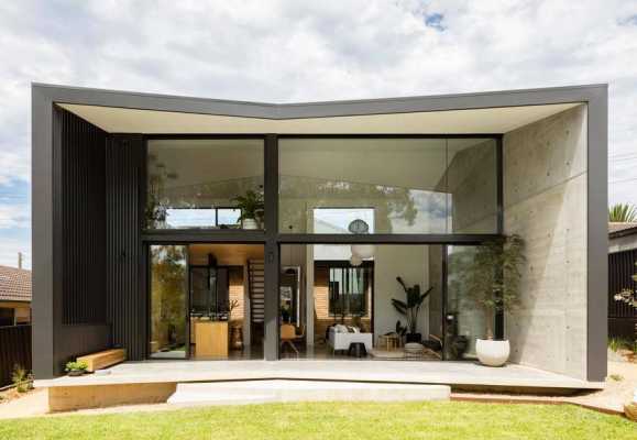 Binary House Offers a Successful Combination of Public and Private Living Spaces 2