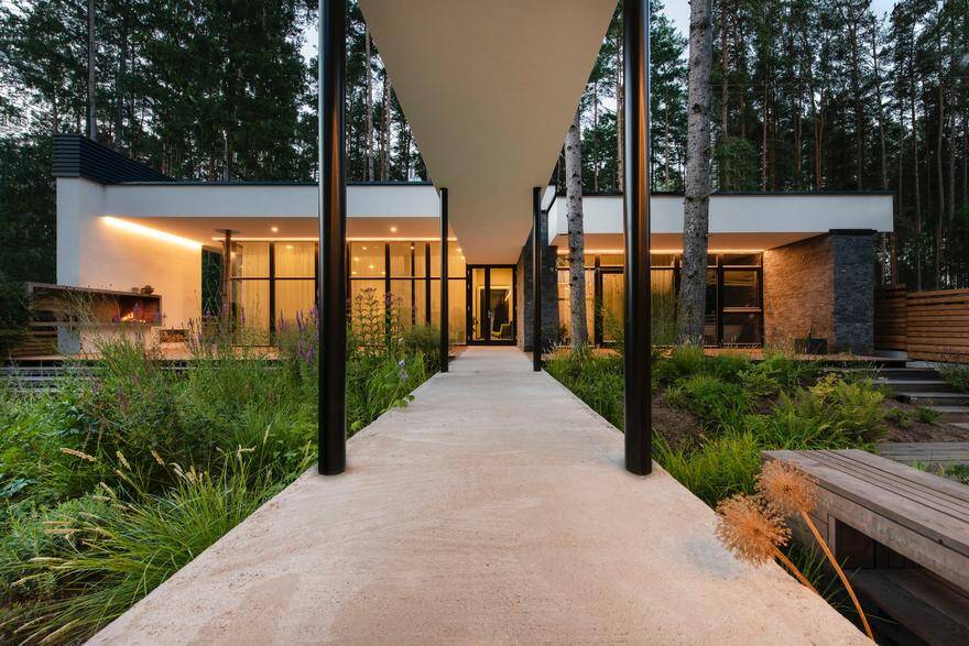 Expressive Modern Style House Blended with Nature 14