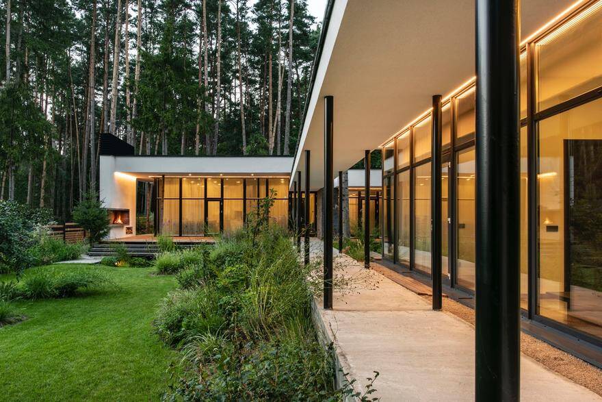 Expressive Modern Style House Blended with Nature