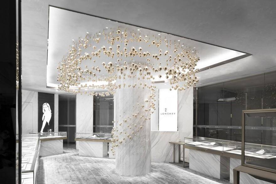 Lonshry Jewelry Art Store - Flowing Bubbles, AD Architecture 5