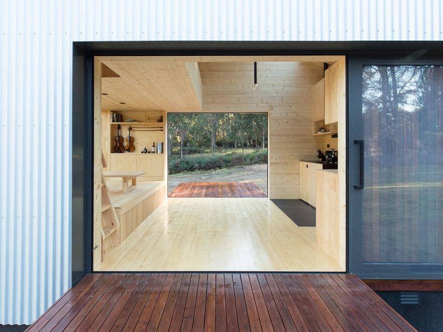 Off-Grid Tiny Cabin Inspired by Japanese Design: Bruny Island Hideaway 1