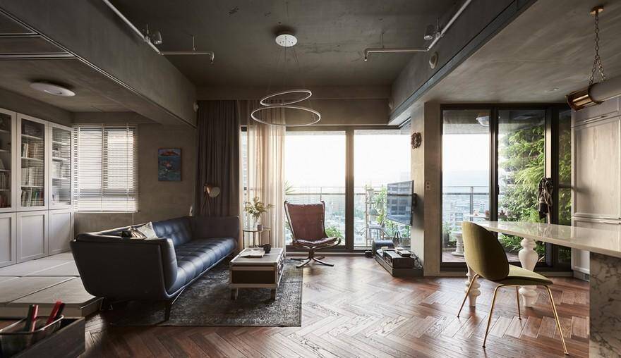 Bright Apartment Combines Industrial Fundamentals with Classical Elegance 1