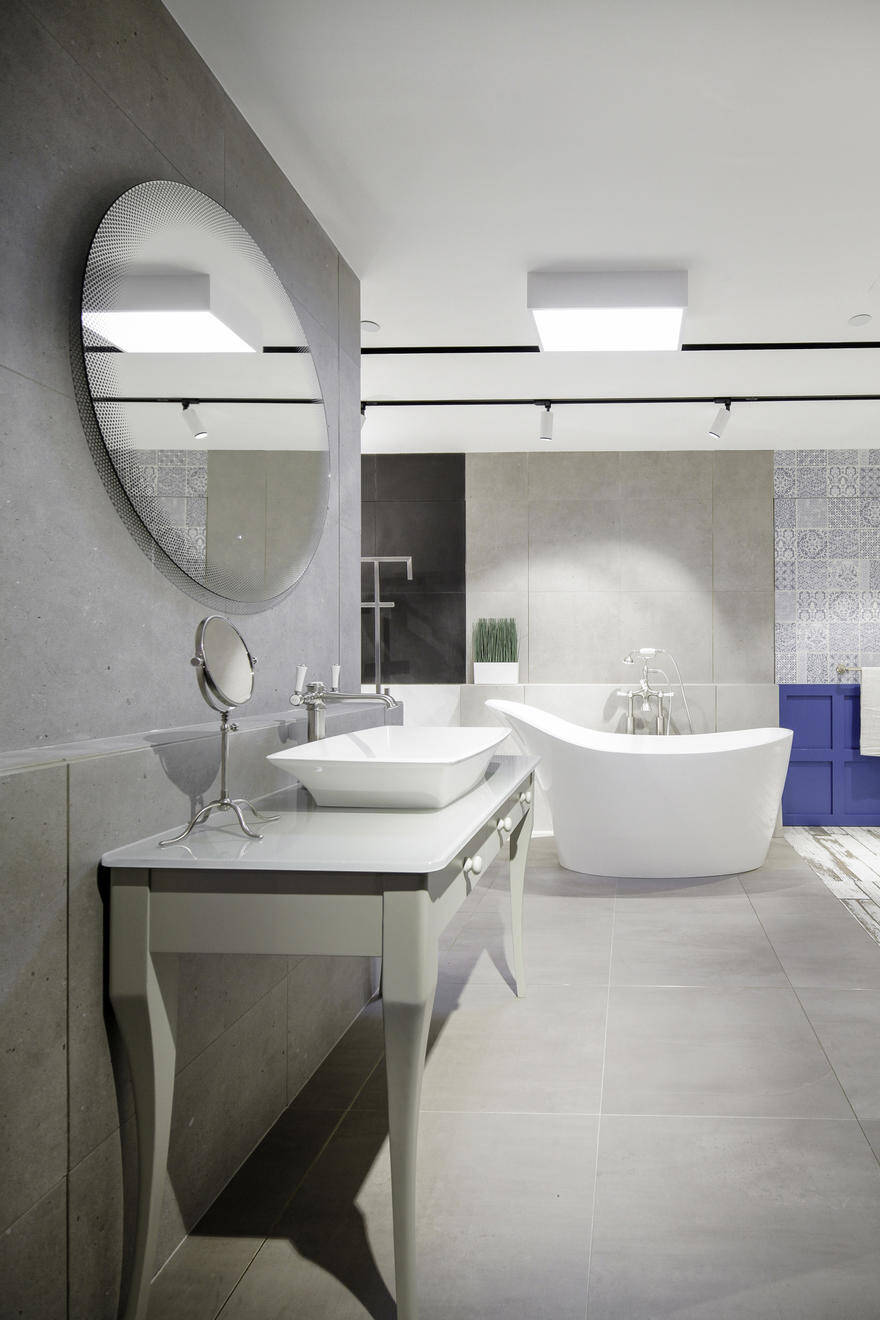 Colourliving Showroom Featuring Seven Unique Bathroom Scenarios by Lim + Lu 9