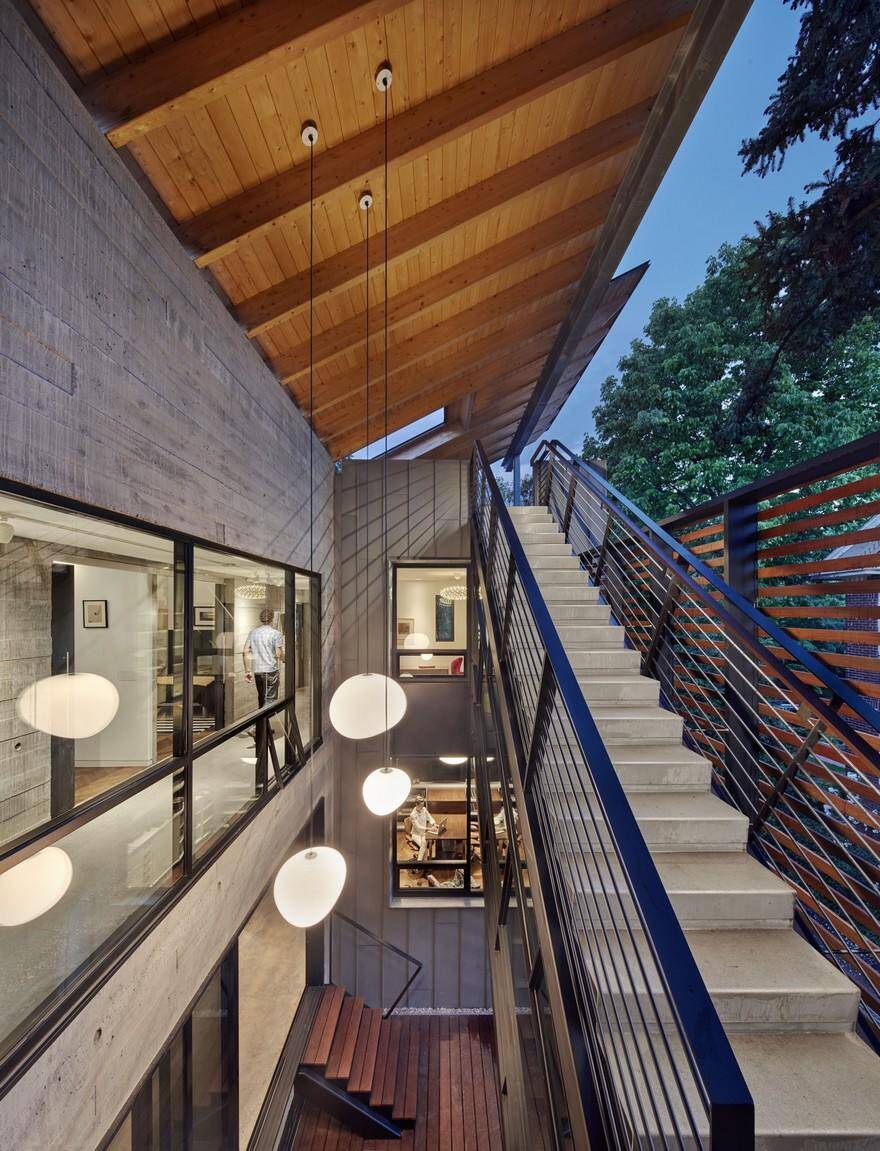 Hillcrest House by REdesign.build, exterior stair