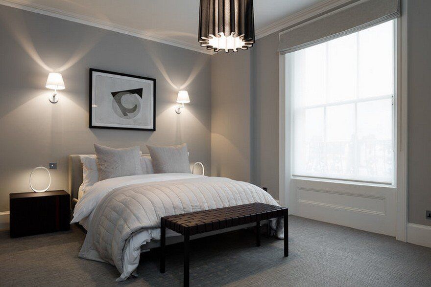 Holland Park Apartment - Remodelling of a Grade II Listed Building 10, bedroom