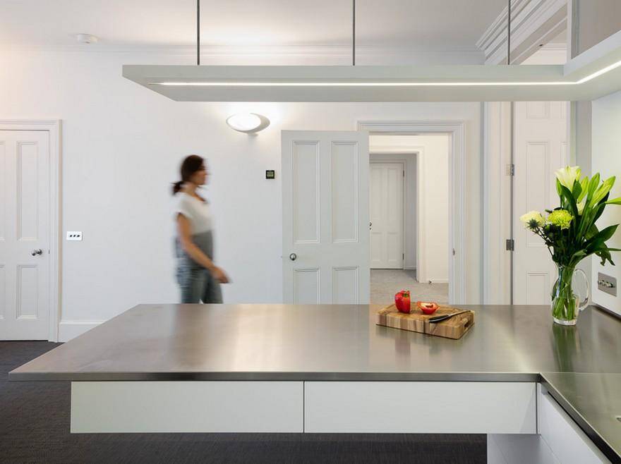 Holland Park Apartment - Remodelling of a Grade II Listed Building , kitchen