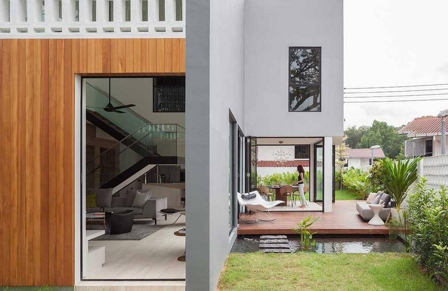 Through Residence, Hier Architects, outdoor