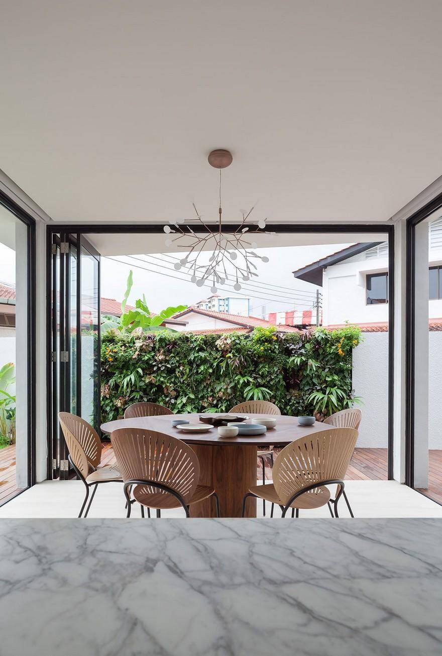 Through Residence, Hier Architects, dinning room