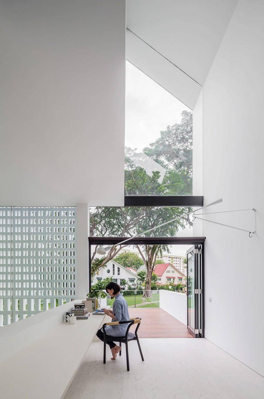 Through Residence, Hier Architects 10, home office