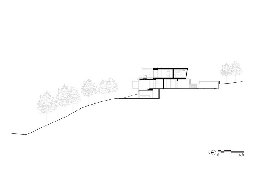 Tree Top Residence, Belzberg Architects 18, plan