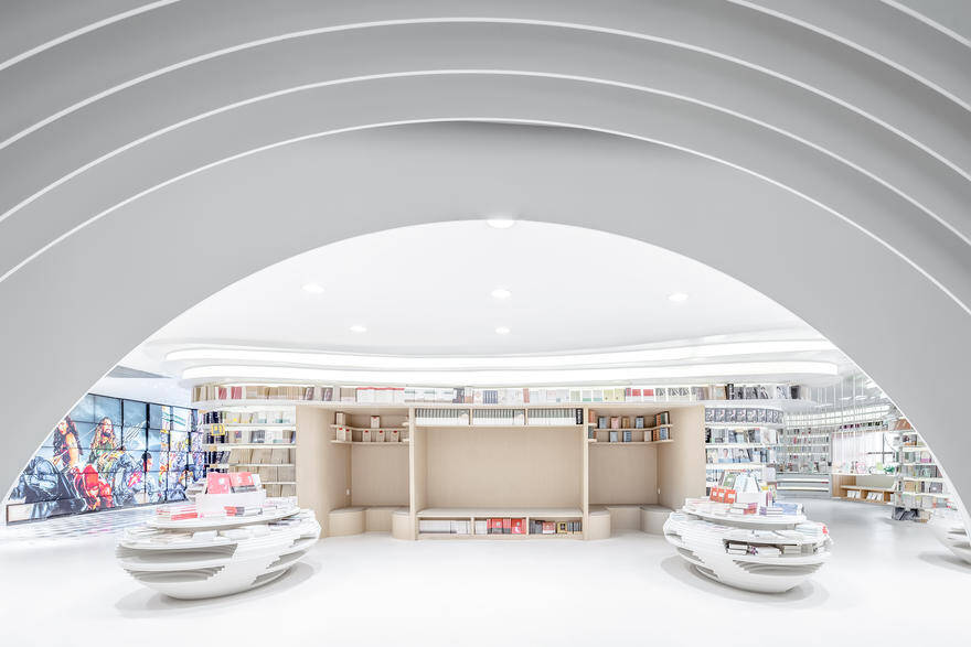 Zhongshu Bookstore Built with 300 Tons of Steel and 30,000 Meters of Light Strips 4