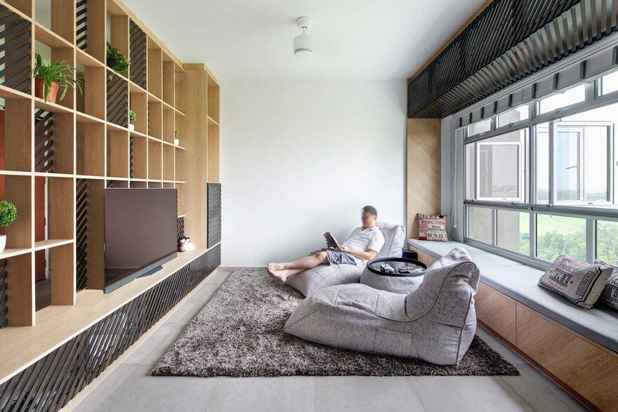 Asolidplan Creates A Flexible Living Space With Movable Walls