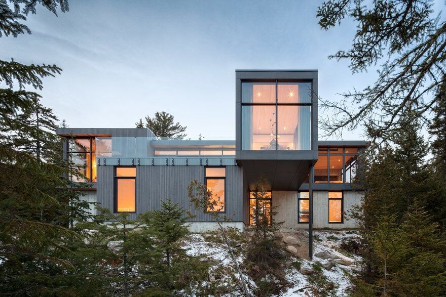 Long Horizontals House, Thellend Fortin Architectes 13
