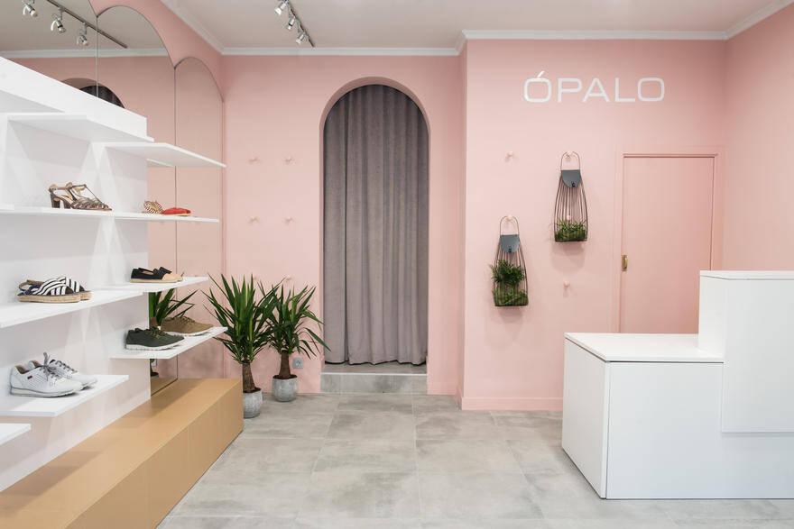 OPALO Store by Alapar Studio: A Fresh and Delicate Boutique