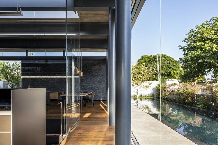 Contemporary Pavilion Residence with Linear Swimming Pool 5