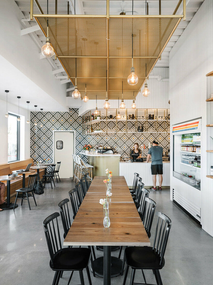 Matt Fajkus Architecture, cafe, interior design