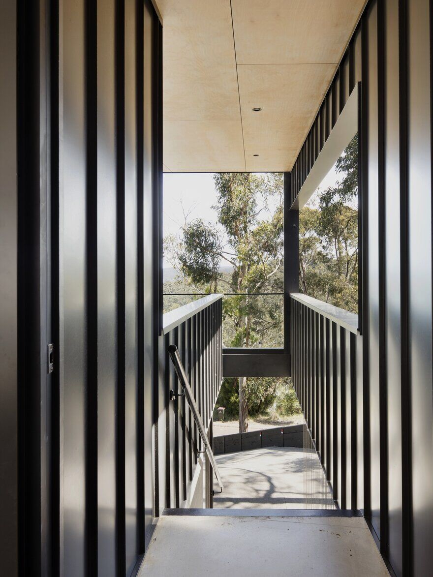 Lachlan Shepherd Architects, residential, stairs,