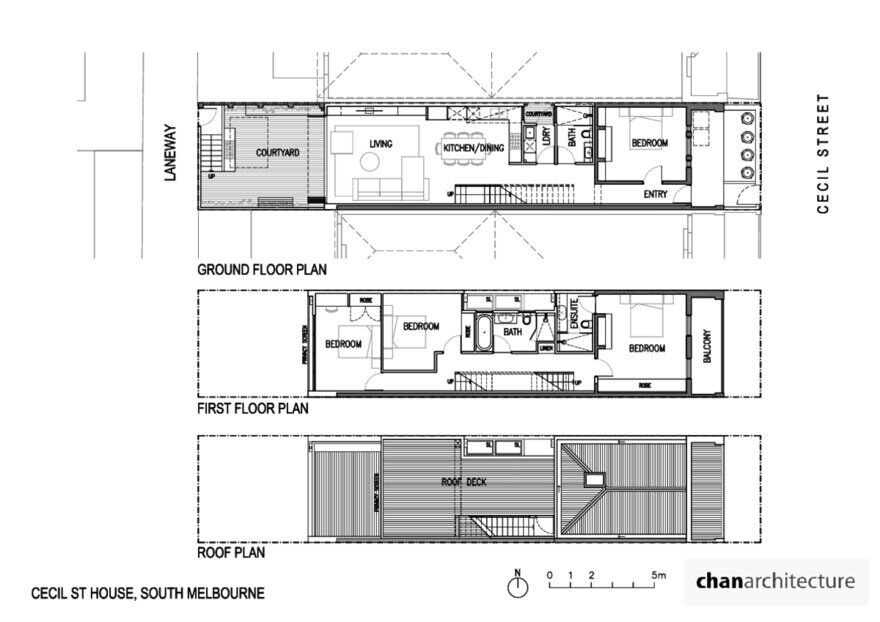 Cecil Street House, Chan Architecture, plan