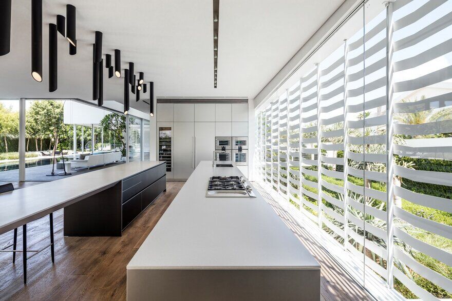 kitchen, contemporary architecture, interior design, Pitsou Kedem Architects 2