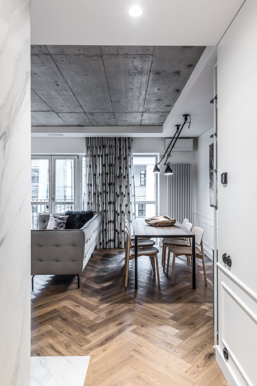 Modern Loft Apartment in Vilnius / Dizaino Virtuve