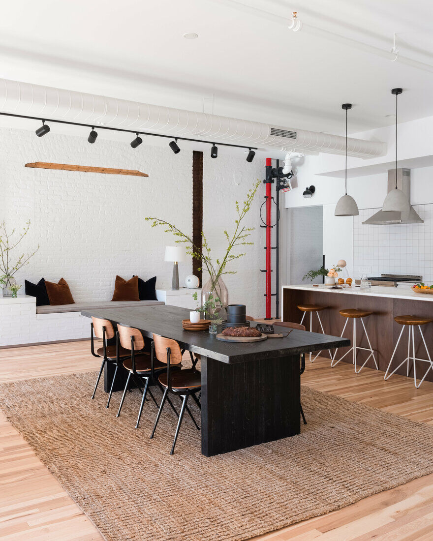 Becky Shea Design, loft, dining room