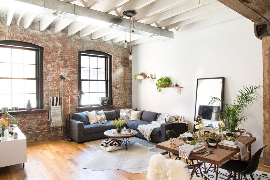 Industrial Brooklyn Home for a Young Couple