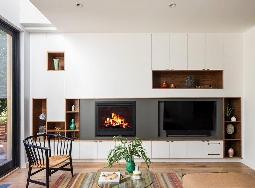 fireplace / BFDO Architects