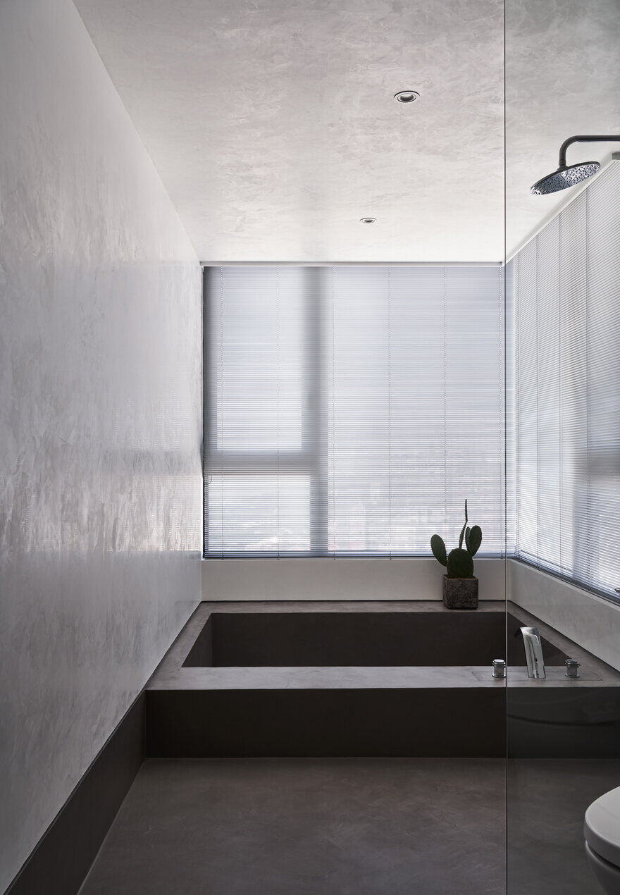 bathroom, Apartment in Taipei / Wei Yi International Design Associates