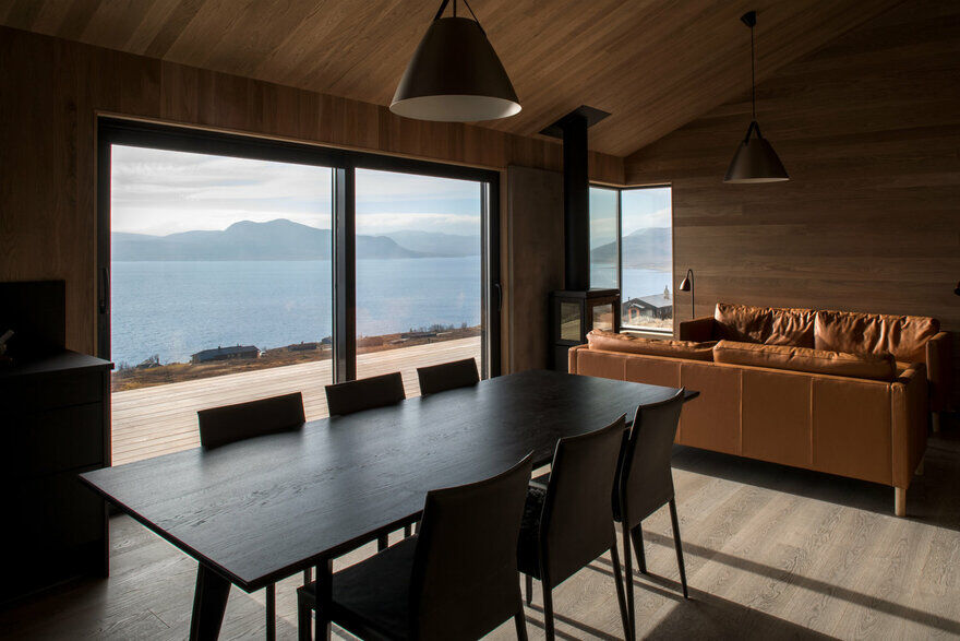 weathered mountain top, dining room, Arkitektværelset As