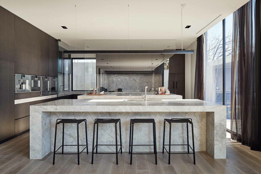 kitchen, Toorak home, FGR Architects