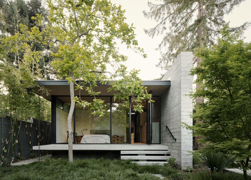 bedroom, Palo Alto Residence / Feldman Architecture