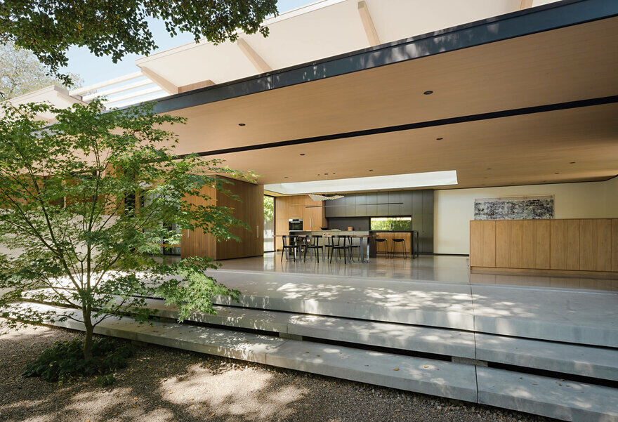 open plan, Palo Alto Residence / Feldman Architecture