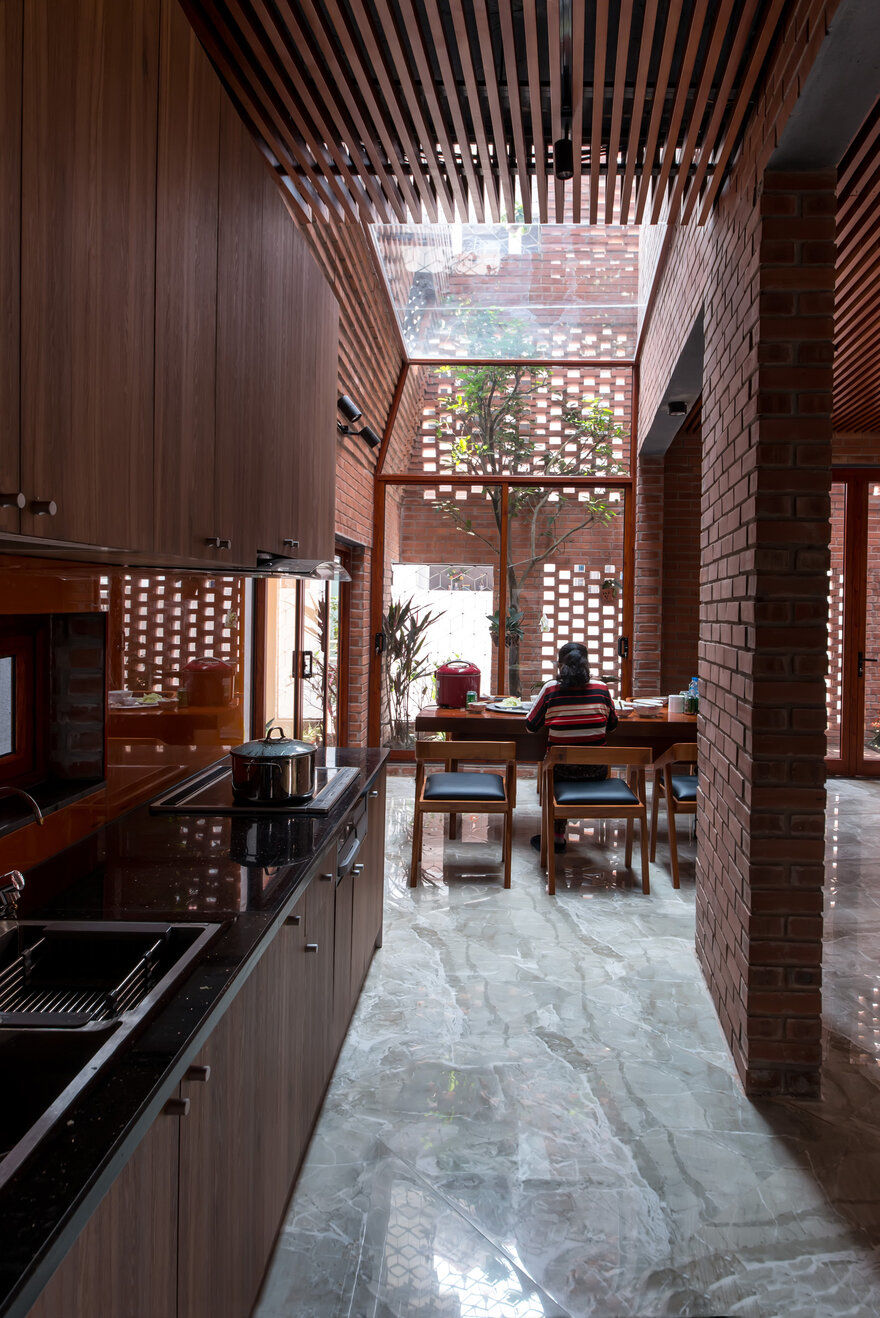 kitchen by Vietnamese Studio H&P Architects