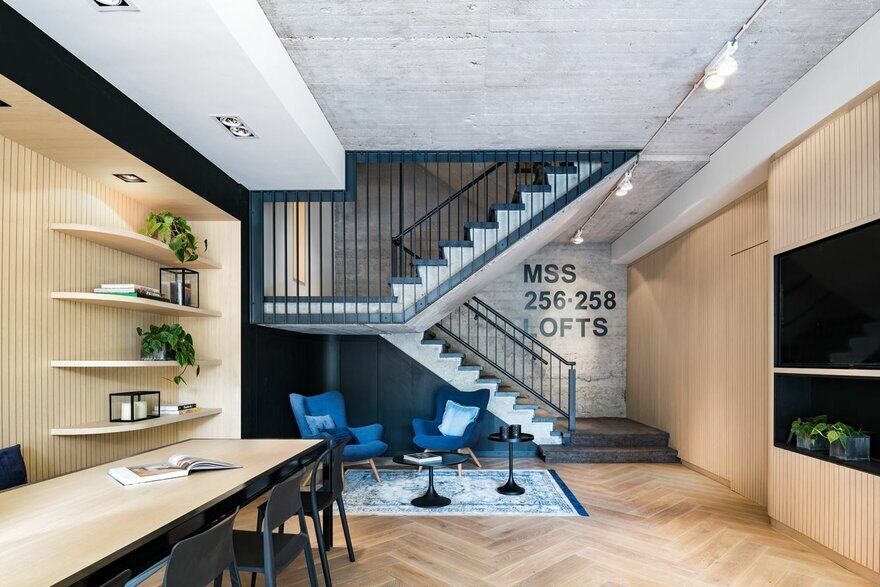Former Office Spaces in Amsterdam Converted into High-End Urban Lofts