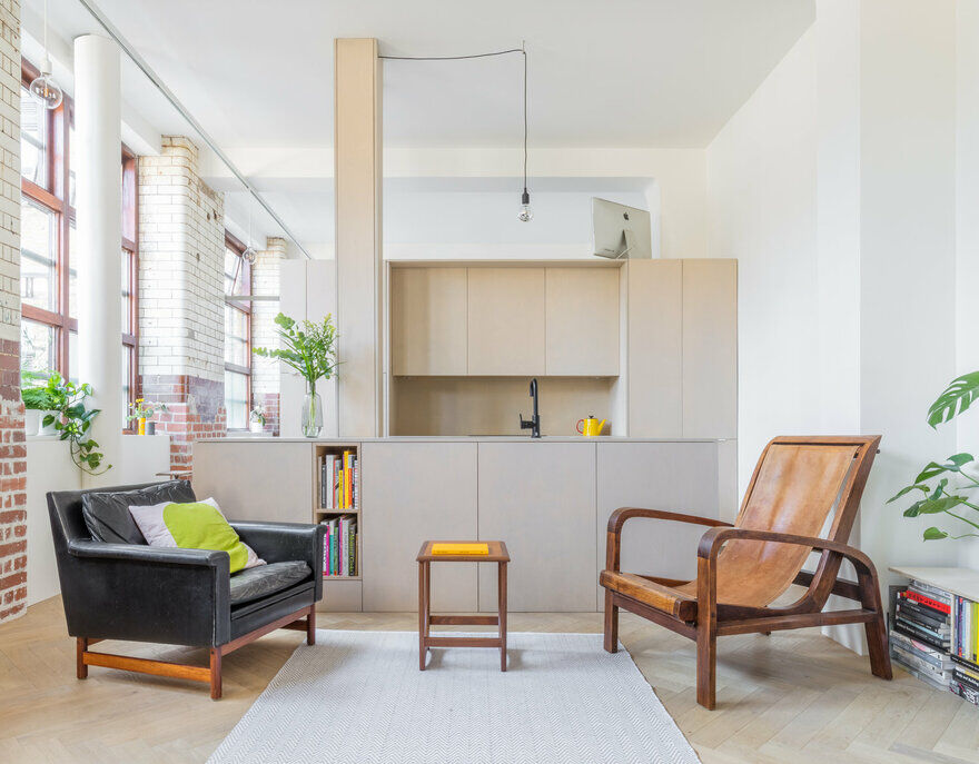 Live/Work Apartment in a Former Biscuit Factory in Bethnal Green, London