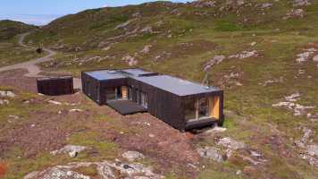 Loch Nedd Modular House Built of Cross Laminated Timber