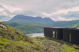 Loch Nedd Modular House Built of Cross Laminated Timber