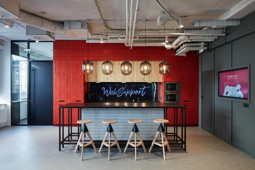 Office Interior Design by Studio Perspektiv for IT Company WebSupport